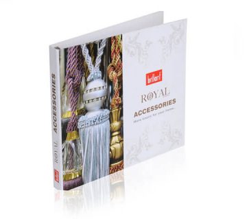 Full colour printed matt laminated custom ring binder