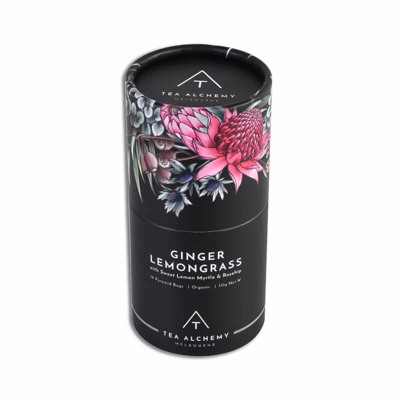 Full colour printed black tube box