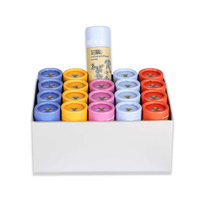 Small size colourful butt jointed cylinder tube box