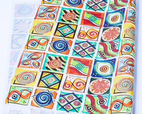 custom logo printed tissue paper design