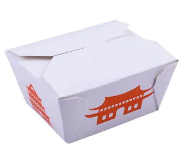 White fast food noodle box istanbul Turkey