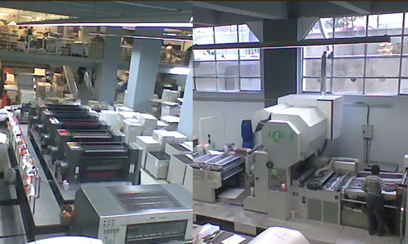 offset printing and lamination machines