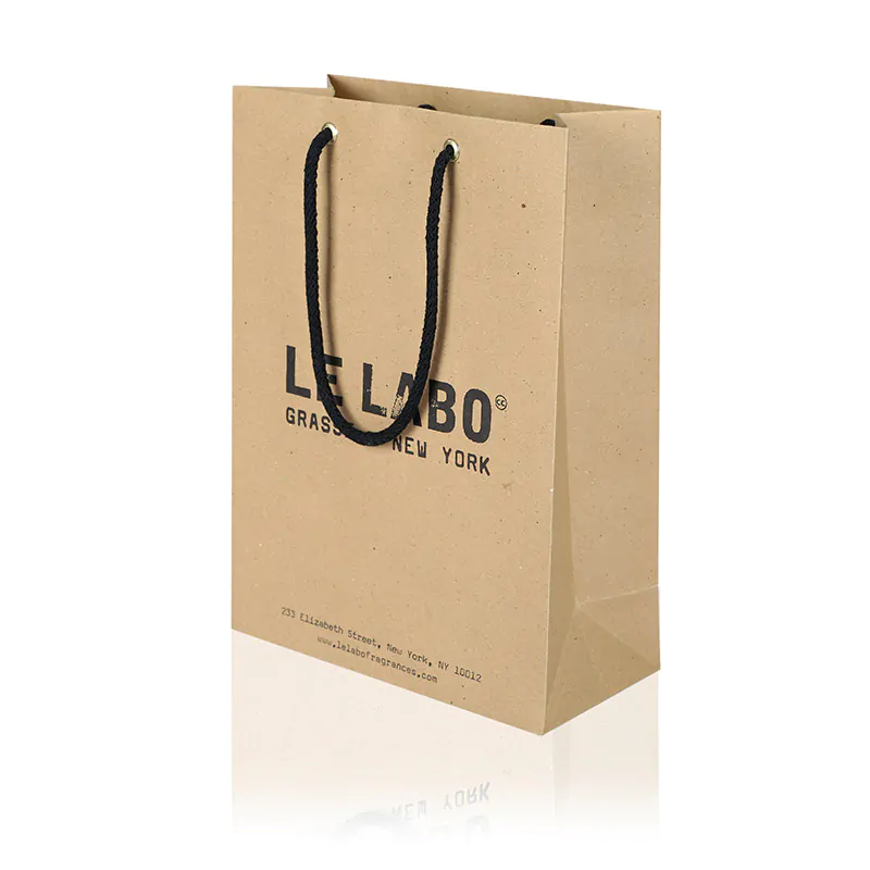 le labo recycled brown kraft luxury paper bag