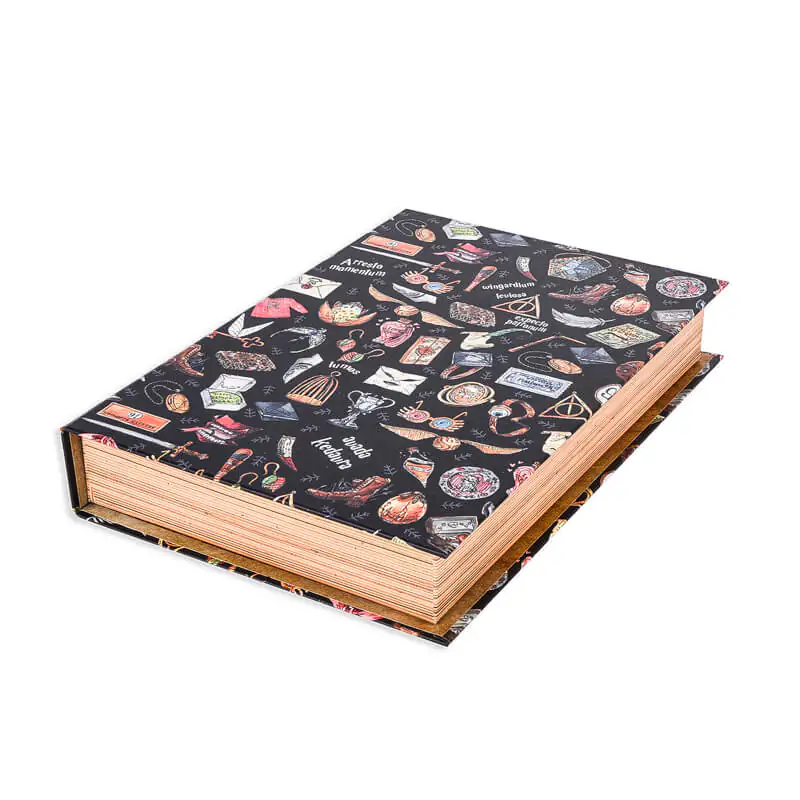 Book shape full colour printed rigid presentation gift box