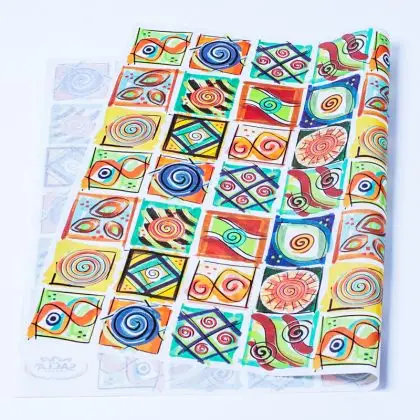 full colour cmyk printed tissue paper
