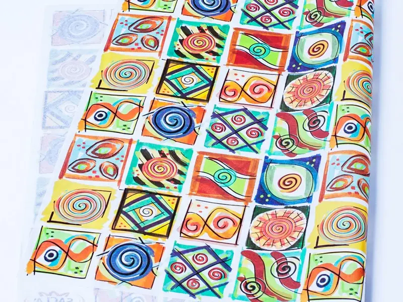 custom logo printed tissue paper design